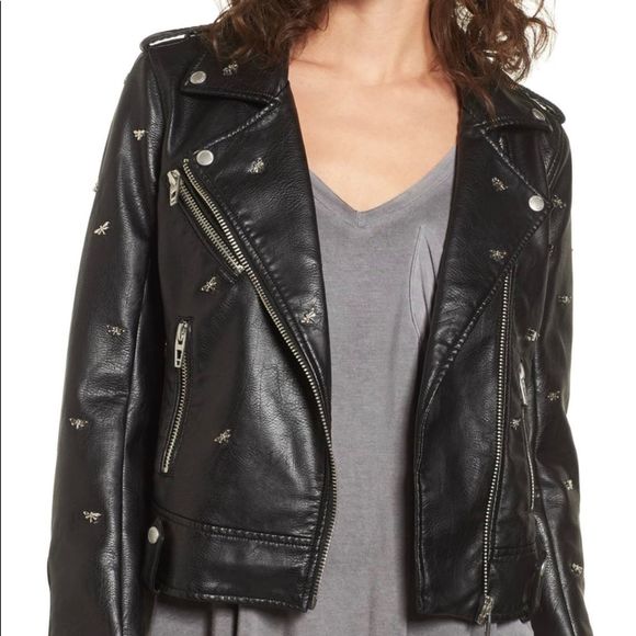 Blank NYC Jackets & Blazers - BLANKNYC Dragonfly Vegan Leather Jacket